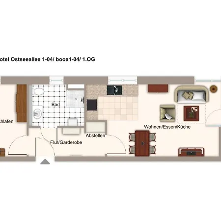 Lejlighed Ostseeallee Ostseeallee 1-04